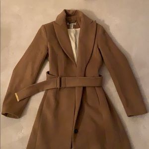 Beautiful H&M tan belted pea coat